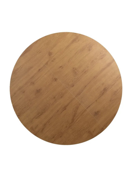 BRICEÑO mesa comedor extensible natural-negro