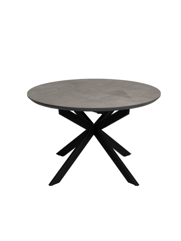 BRICEÑO mesa comedor extensible gris-negro
