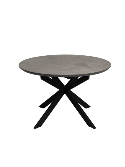 BRICEÑO mesa comedor extensible gris-negro