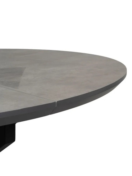 BRICEÑO mesa comedor extensible gris-negro