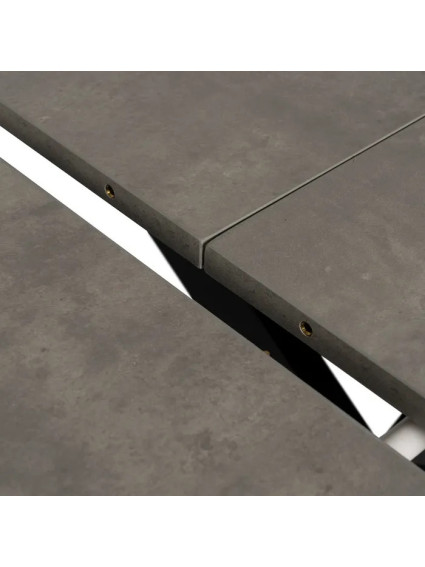 BRICEÑO mesa comedor extensible gris-negro