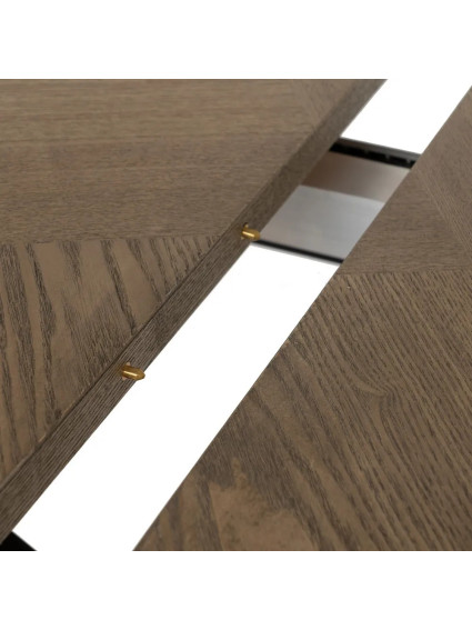 MONTEBELLO mesa comedor extensible natural-negro