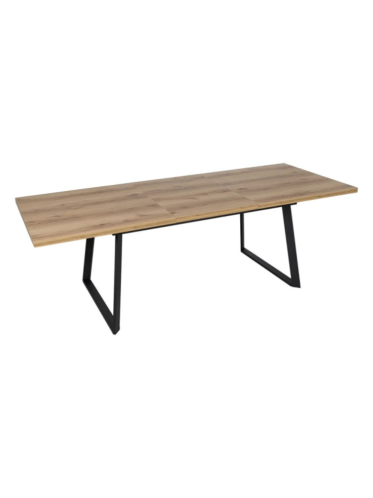 BERISSO mesa comedor extensible natural metal BERISSO mesa comedor extensible natural metal