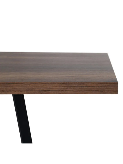 BERISSO mesa comedor extensible marrón metal