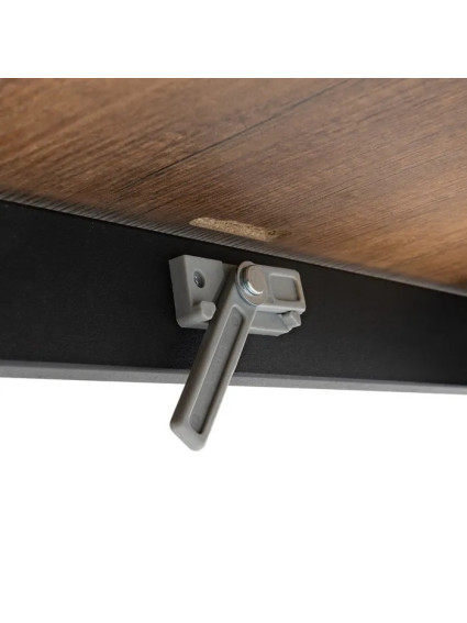 BERISSO mesa comedor extensible marrón metal