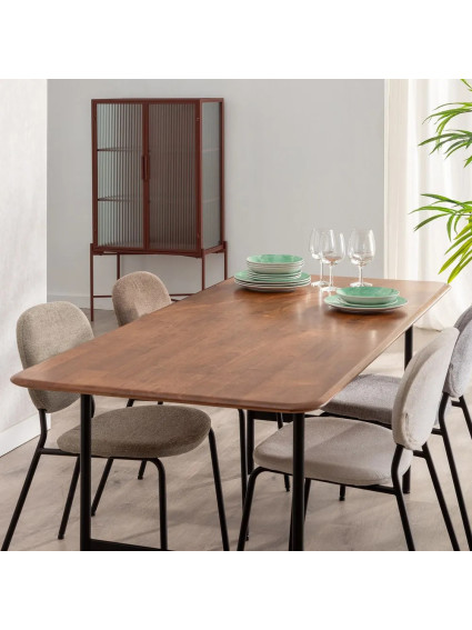 CONCORDIA mesa comedor marrón