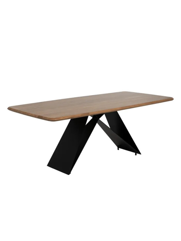PARANÁ GRANDE mesa comedor madera metal