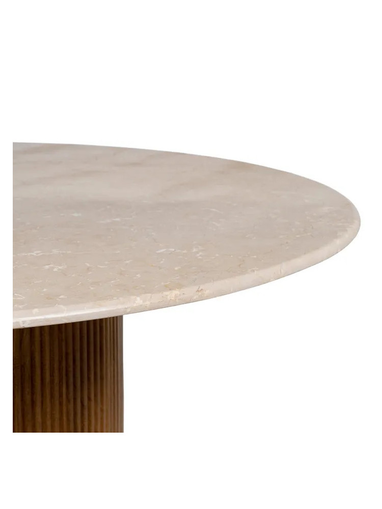 ATALAYA mesa comedor crema mármol