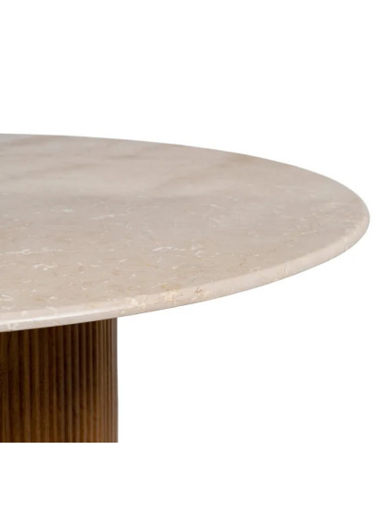 ATALAYA mesa comedor crema mármol