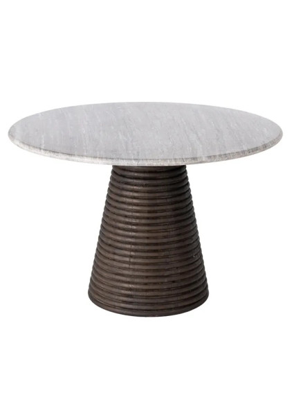 MARISTELA mesa comedor mármol-madera