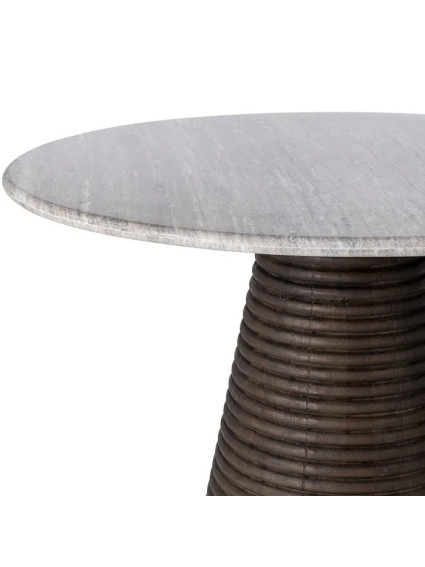 MARISTELA mesa comedor mármol-madera