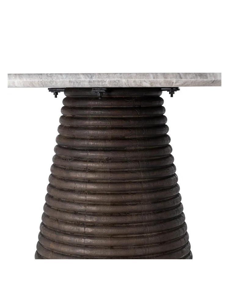 MARISTELA mesa comedor mármol-madera