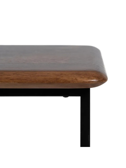 ADRA set 2 mesitas madera-metal