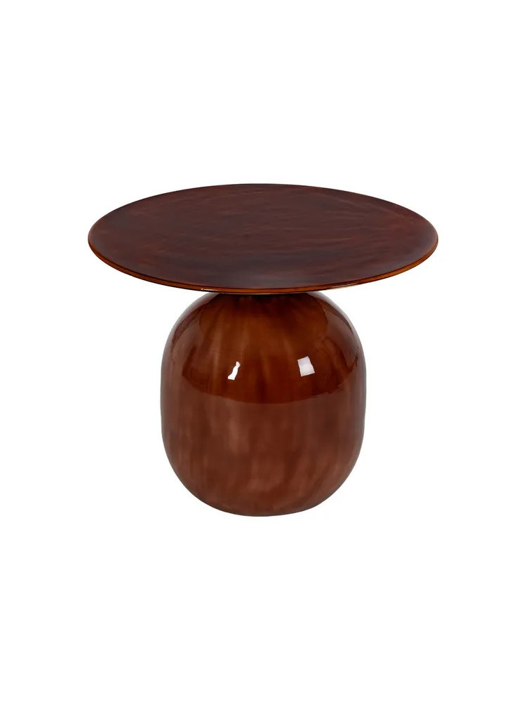 BACARES set de 2 mesas auxiliares metal