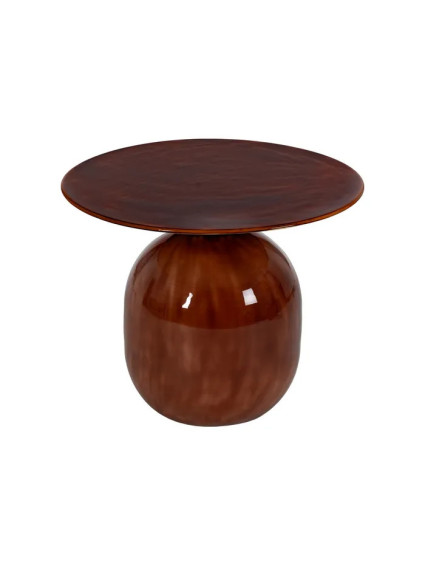 BACARES set de 2 mesas auxiliares metal