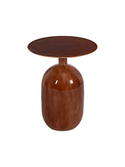 BACARES set de 2 mesas auxiliares metal