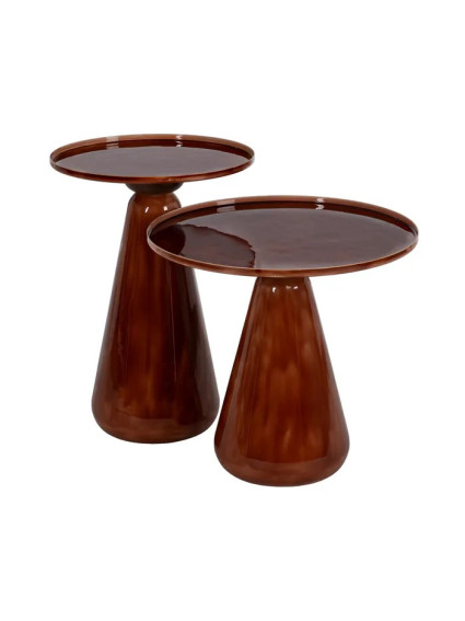 AGUAMARGA  set de dos mesas auxiliar