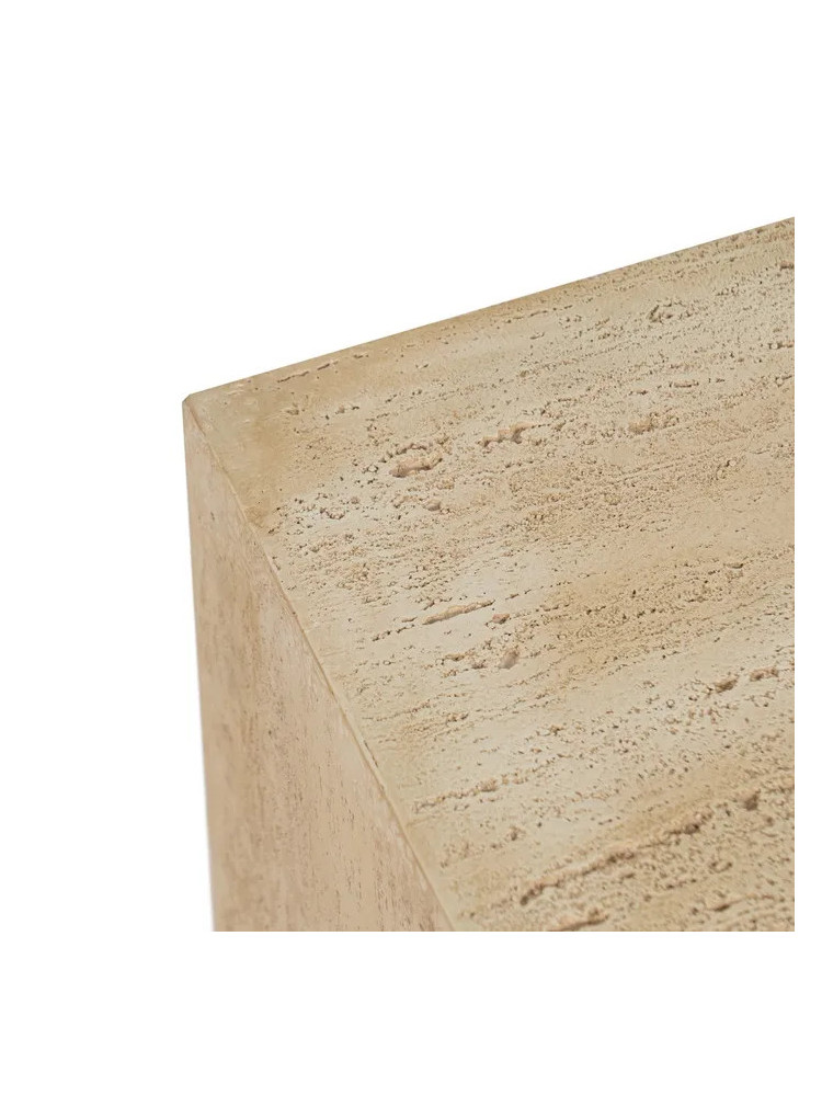 MAGNESITA mesa auxiliar beige magnesio