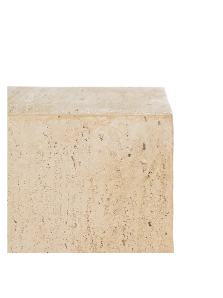 MAGNESITA mesa auxiliar beige magnesio