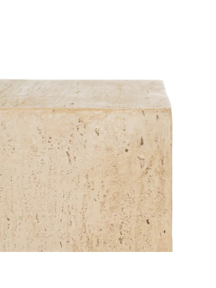 MAGNESITA mesa auxiliar beige magnesio