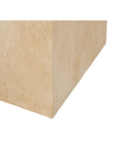 MAGNESITA mesa auxiliar beige magnesio