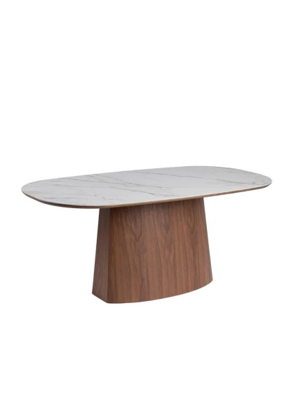 BUENOS AIRES OSCURA 180x90 mesa comedor DM marrón cerámica