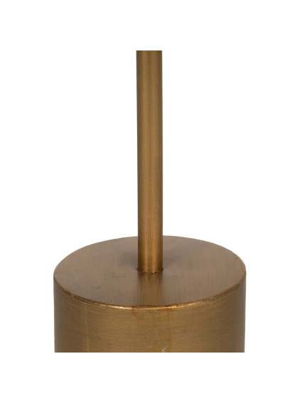 CARDEÑA grande mesa auxiliar oro blanco-mármol