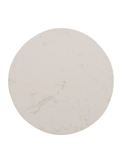 CARDEÑA grande mesa auxiliar oro blanco-mármol