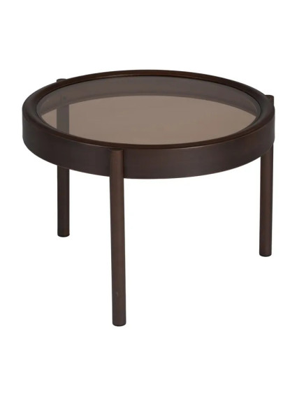 GRANJUELA mesa auxiliar metal-cristal