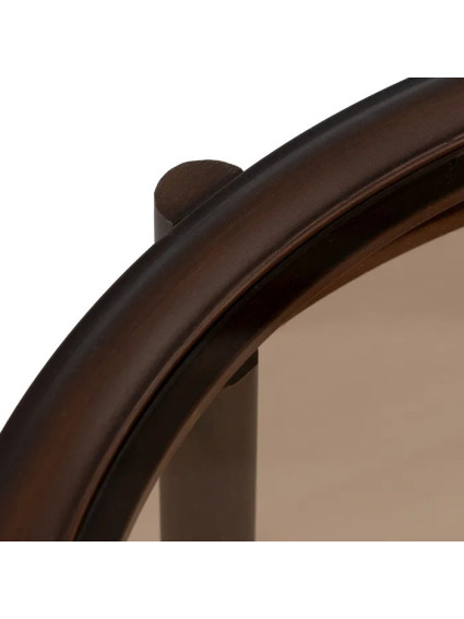 GRANJUELA mesa auxiliar metal-cristal