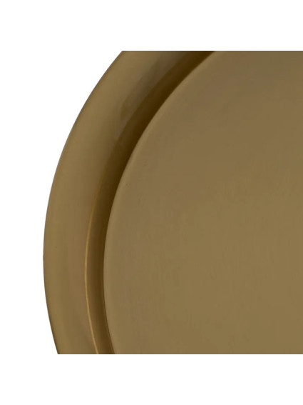 VILLARALTO mesa auxiliar blanco-oro metal