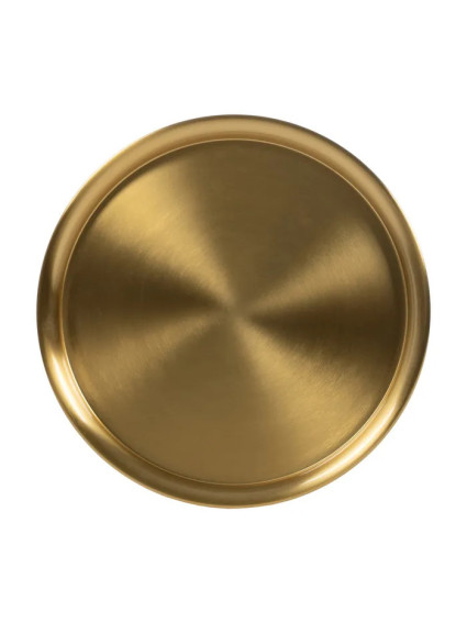 VILLARALTO mesa auxiliar blanco-oro metal