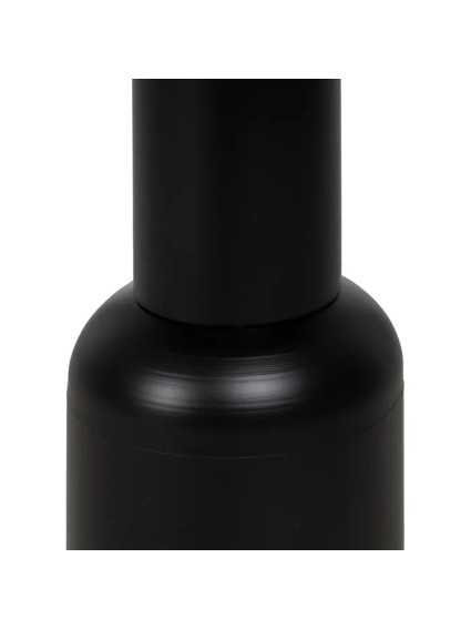 MORILES baja mesa auxiliar negro metal-mármol