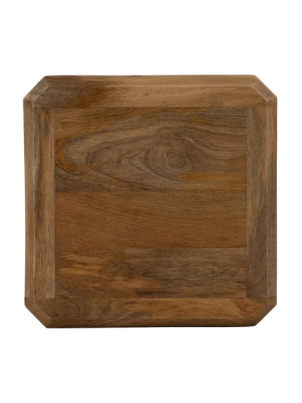 PEREIRA mesa auxiliar marrón madera de mango