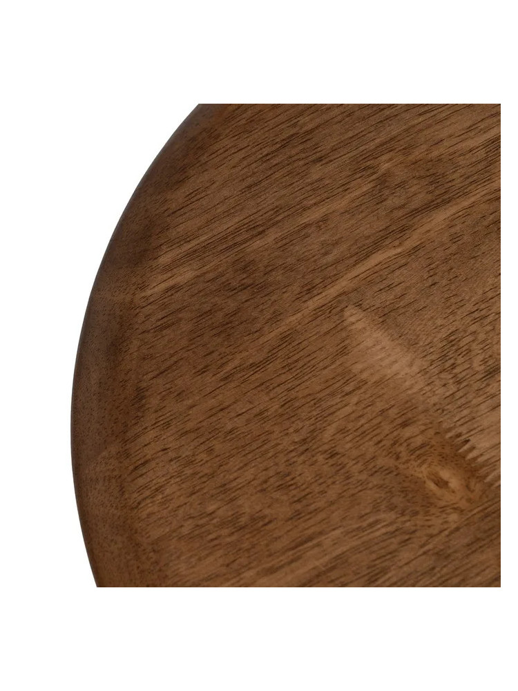 BURITACÁ pequeña 40x40 mesa auxiliar negro-madera