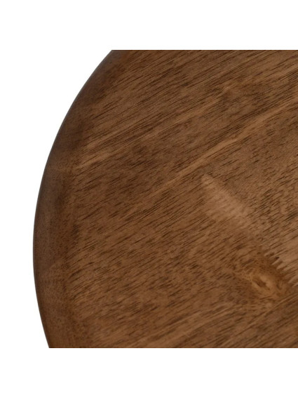 BURITACÁ pequeña 40x40 mesa auxiliar negro-madera