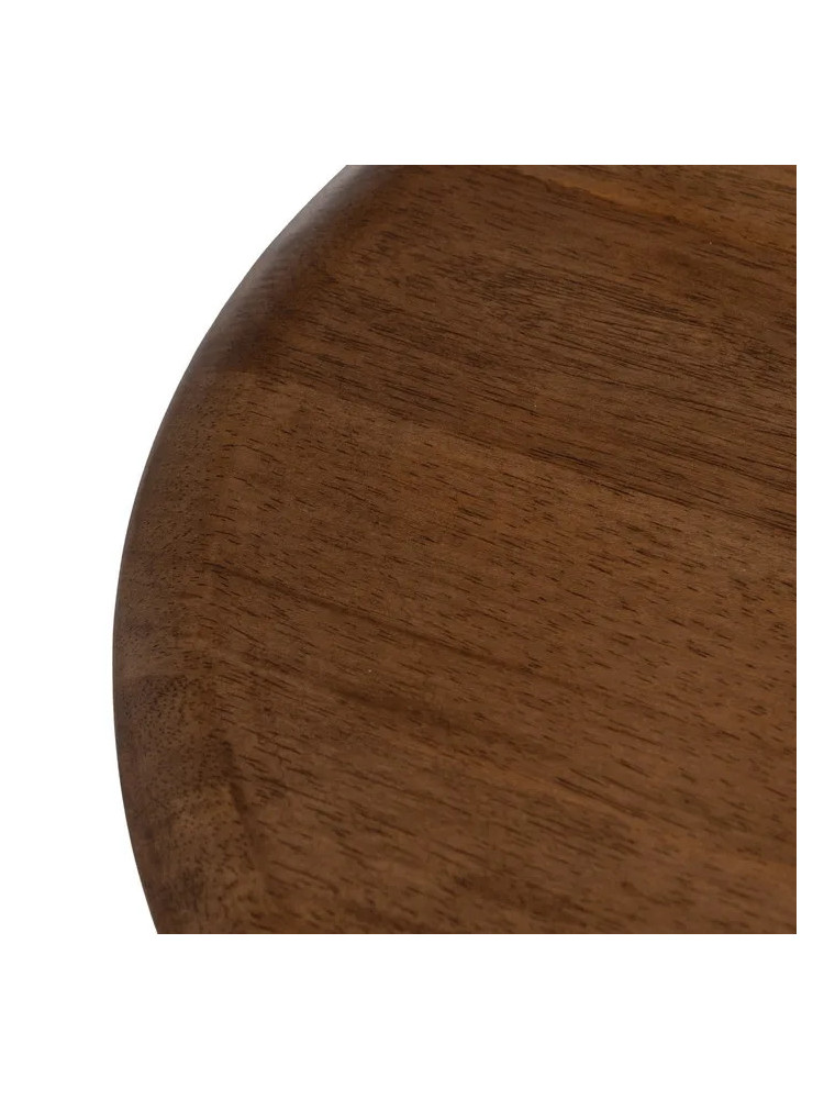 BURITACÁ grande 50x50 mesa auxiliar negro-madera