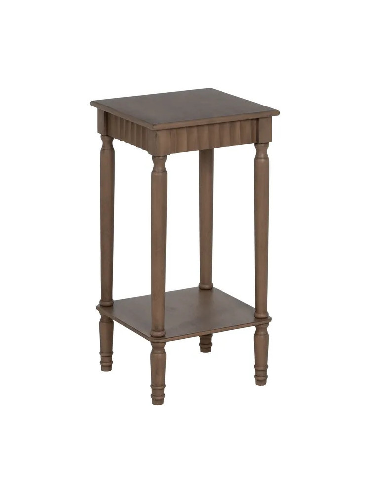 ANTIOQUIA cuadrada 36x36 mesa auxiliar marrón madera