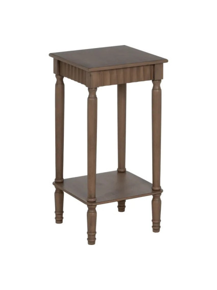 ANTIOQUIA cuadrada 36x36 mesa auxiliar marrón madera