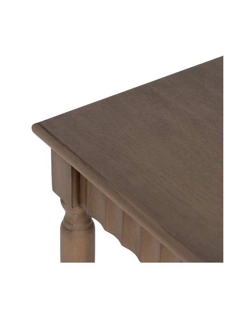 ANTIOQUIA cuadrada 36x36 mesa auxiliar marrón madera