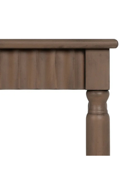 ANTIOQUIA cuadrada 36x36 mesa auxiliar marrón madera