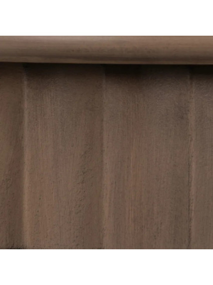 ANTIOQUIA ovalada 50x40 mesa auxiliar marrón madera