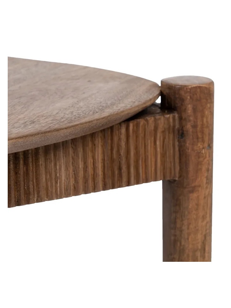 CARTAGO 58x56 set 2 mesas auxiliares natural