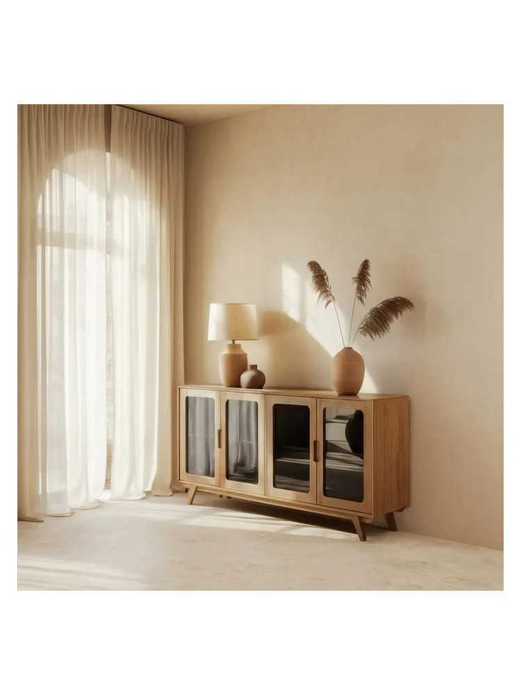 SINALOA 162x41 aparador natural madera