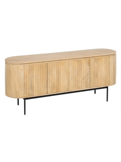 DURANGO grande 170x40 aparador natural-negro