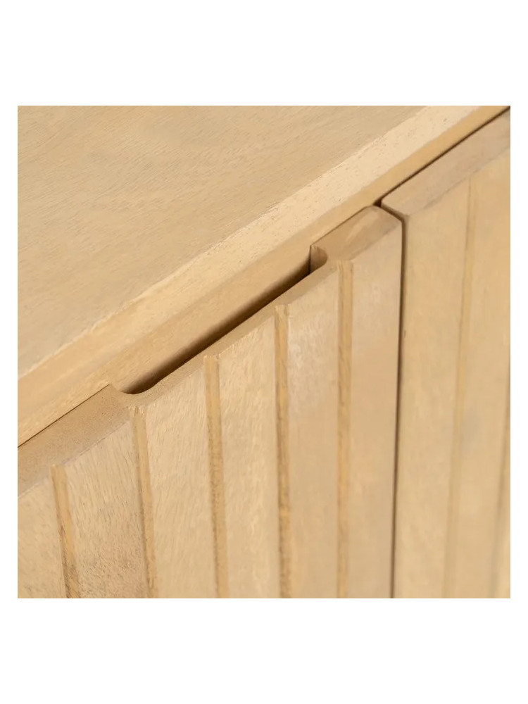 DURANGO pequeño 140x40 aparador natural-negro