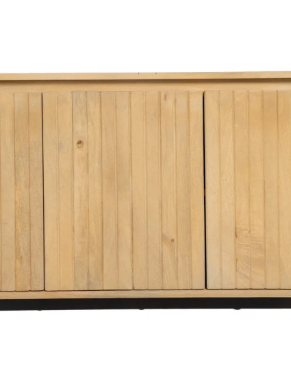 DURANGO pequeño 140x40 aparador natural-negro