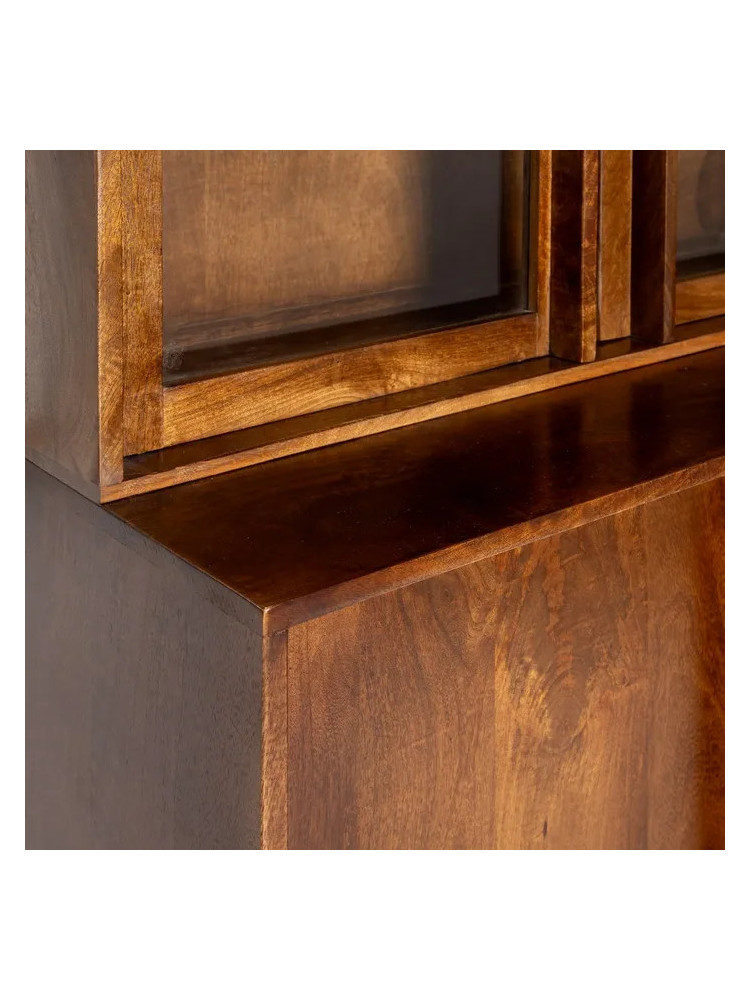 VERACRUZ 150x50 vitrina marrón madera