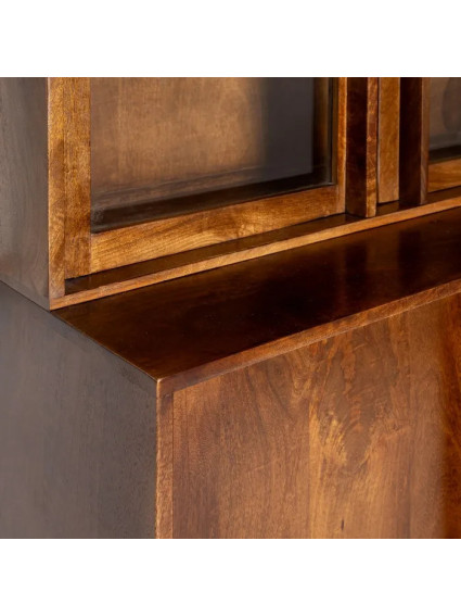 VERACRUZ 150x50 vitrina marrón madera