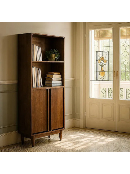 VERACRUZ 80x40 mueble auxiliar alto marrón